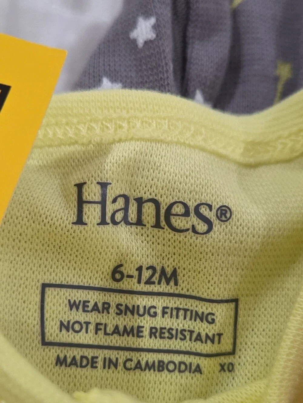Hanes Ultimate Baby Pajamas 2 Pack Sleep And Play Comfort Stretch Suit Size 6-12